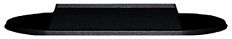 52" Prop TV Base--Black (Fits all Props America 52" Television Props)