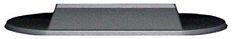 52" Prop TV Base--Silver (Fits all Props America 52" Television Props)