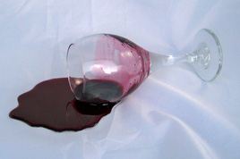 Spilled Red Wine
