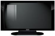 27" TV Prop Plasma-LED Flat Screen TV in Gloss Black on Matte Black-XX Style Series