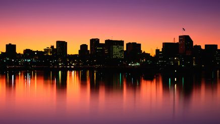 27" TV Screen Image #166 San Diego Sunrise (Screen Print Only. 27 Inch TV Prop Not Included)