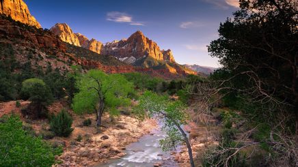 42" TV Screen Image #142 Virgin River in Utah (Screen Print Only. 42 Inch TV Prop Not Included)