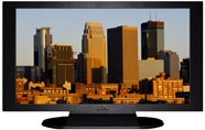 22" TV Prop Plasma-LED Flat Screen TV in Matte Black-XX Style Series with Minneapolis Screen