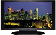 22" TV Prop Plasma-LED Flat Screen TV in Matte Black-XX Style Series with Dallas at Night Screen