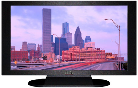 42" TV Prop Plasma-LED Flat Screen TV in Matte Black-XX Style Series with Houston Screen