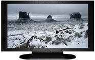 22" TV Prop Plasma-LED Flat Screen TV in Matte Black-XX Style Series with Snow in Monument Valley Screen