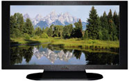 22" TV Prop Plasma-LED Flat Screen TV in Matte Black-XX Style Series with Beautiful Wyoming Screen