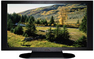 22" TV Prop Plasma-LED Flat Screen TV in Matte Black-XX Style Series with Autumn in Utah Screen