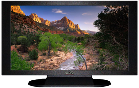 42" TV Prop Plasma-LED Flat Screen TV in Matte Black-XX Style Series with Virgin River in Utah Screen