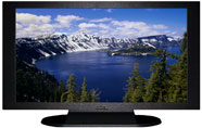 22" TV Prop Plasma-LED Flat Screen TV in Matte Black-XX Style Series with Crater Lake Screen