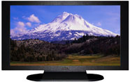 22" TV Prop Plasma-LED Flat Screen TV in Matte Black-XX Style Series with Mount Shasta Screen